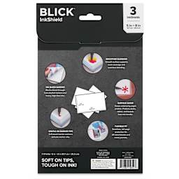 Blick InkShield - 5" x 8", Pkg of 3, back of package