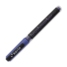Karin Brushmarkers Pro Marker - Neon Violet Blue, cap on