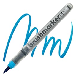 Karin Brushmarkers Pro Marker - Cyan marker and swatch