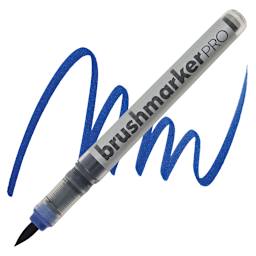 Karin Brushmarkers Pro Marker - Indigo Blue marker and swatch