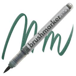 Karin Brushmarkers Pro Marker - Olive Black marker and swatch