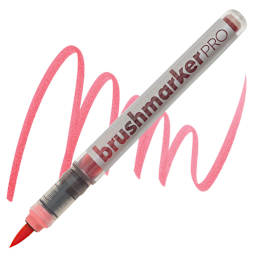 Karin Brushmarkers Pro Marker - Rose Pink marker and swatch