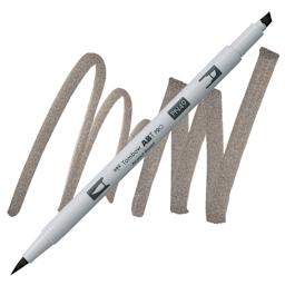 Tombow ABT PRO Alcohol Marker - Warm Gray 8, PN49 marker and swatch
