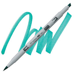 Tombow ABT PRO Alcohol Marker - Sea Blue, P373 marker and swatch