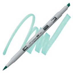 Tombow ABT PRO Alcohol Marker - Sea Glass, P282 marker and swatch