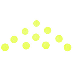 Zig Clean Color Dot Marker - Fl. Yellow, swatch