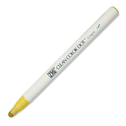 Zig Clean Color Dot Marker - Butter, marker with cap off