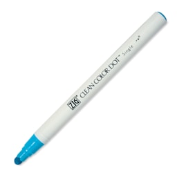 Zig Clean Color Dot Marker - Light Blue, marker with cap off