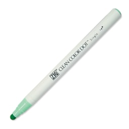 Zig Clean Color Dot Marker - Pale Mint, marker with cap off