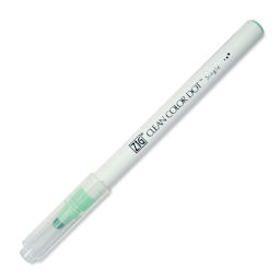 Zig Clean Color Dot Marker - Pale Mint, marker with cap on