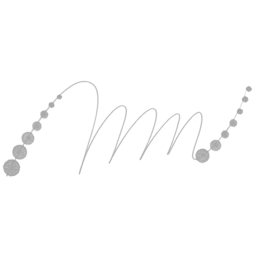 Zig Clean Color Dot Dual Tip Marker - Metallic Silver, swatch