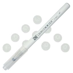 Zig Clean Color Dot Marker - Light Platinum, swatch and marker