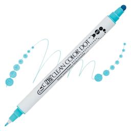 82310-5000 Zig Clean Color Dot Markers - Bluebonnet marker and swatch