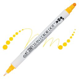 82310-3720 Zig Clean Color Dot Marker - Summer Sun marker and swatch