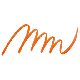 Zig Fudebiyori Brush Pen - Orange swatch