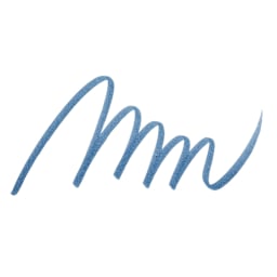 Zig Fudebiyori Brush Pen - Dull Blue swatch