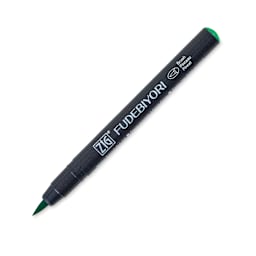 Zig Fudebiyori Brush Pen - Emerald Green