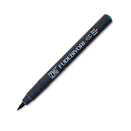 Zig Fudebiyori Brush Pen - Marine Green