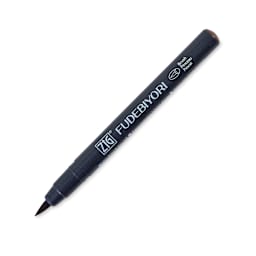 Zig Fudebiyori Brush Pen - Dark Brown