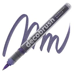 Karin DécoBrush Metallic Marker - Metallic Violet marker and swatch