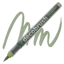 Karin DécoBrush Metallic Marker - Metallic Light Green marker and swatch