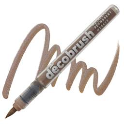 Karin DécoBrush Metallic Marker - Metallic Copper marker and swatch