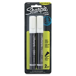 Sharpie Chalk Markers - Front of package of set of 2 White Markers