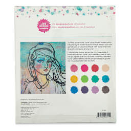 Jane Davenport Mermaid Markers - Back of package of set of 12 Markers