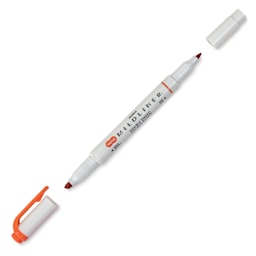Zebra Mildliner Double Ended Creative Marker - Vermilion