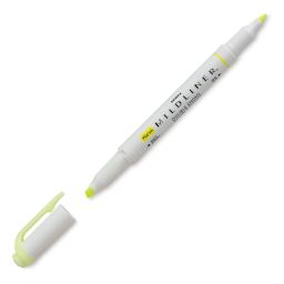 Zebra Mildliner Double Ended Creative Marker - Yellow (Caps off)
