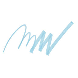 Zebra Mildliner Double Ended Creative Marker - Blue swatch