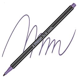 Stabilo Pen 68 Metallic Pen - Violet pen and swatch