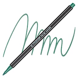 Stabilo Pen 68 Metallic Pen - Green pen and swatch