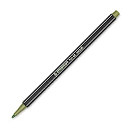 Stabilo Pen 68 Metallic Pen - Light Green - with cap off