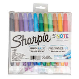 Sharpie S-Note Creative Markers - Set of 24 (back of package)