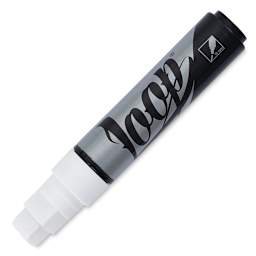 Loop Paint Marker - White, 15 mm (marker with cap off)