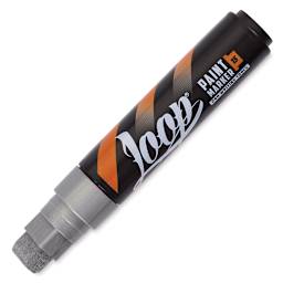 Loop Paint Marker - Silver, 15 mm (marker with cap off)