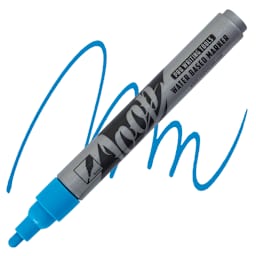 Loop Water-Based Acrylic Marker - Metz, 4 mm marker and swatch