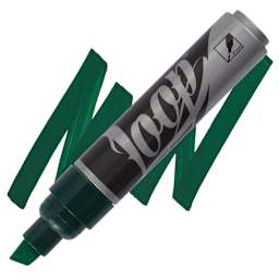 Loop Water-Based Acrylic Marker - Ferrera, 10 mm marker and swatch