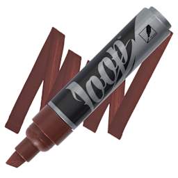 Loop Water-Based Acrylic Marker - Mainz, 10 mm marker and swatch