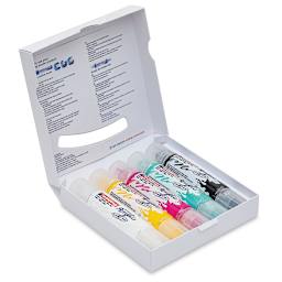 Edding 5400 Acrylic Double Ended Paint Markers - Basic Set, Set of 5, Open Box