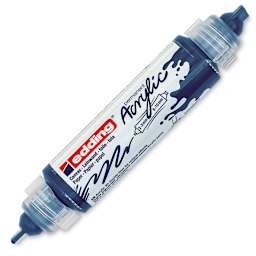 Edding 5400 Acrylic Double Ended Paint Marker - Elegant Midnight 933, Cap Off