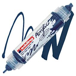 Edding 5400 Acrylic Double Ended Paint Marker - Elegant Midnight 933 marker and swatch