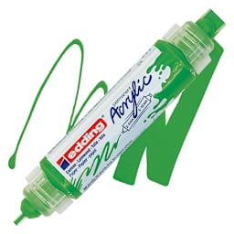 Edding 5400 Acrylic Double Ended Paint Marker - Yellow Green 927 marker and swatch