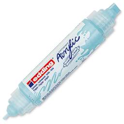 Edding 5400 Acrylic Double Ended Paint Marker - Pastel Blue 916, Cap Off