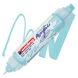 Edding 5400 Acrylic Double Ended Paint Marker - Pastel Blue 916 marker and swatch