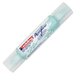Edding 5400 Acrylic Double Ended Paint Marker - Mellow Mint 928, Cap On