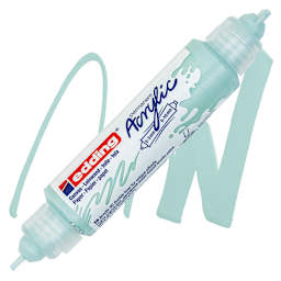 Edding 5400 Acrylic Double Ended Paint Marker - Mellow Mint 928 marker and swatch