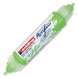 Edding 5400 Acrylic Double Ended Paint Marker - Pastel Green 917, Cap Off