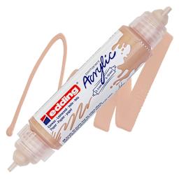 Edding 5400 Acrylic Double Ended Paint Marker - Warm Beige 255 marker and swatch